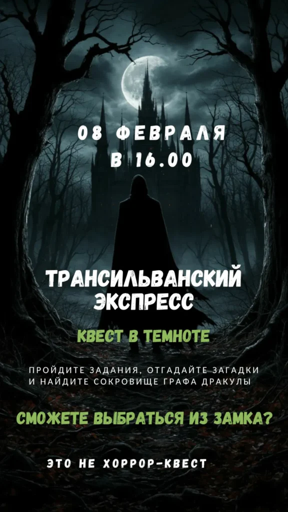 Квест-приключение «Трансильванский экспресс» - Image 03 (January 26, 2026)