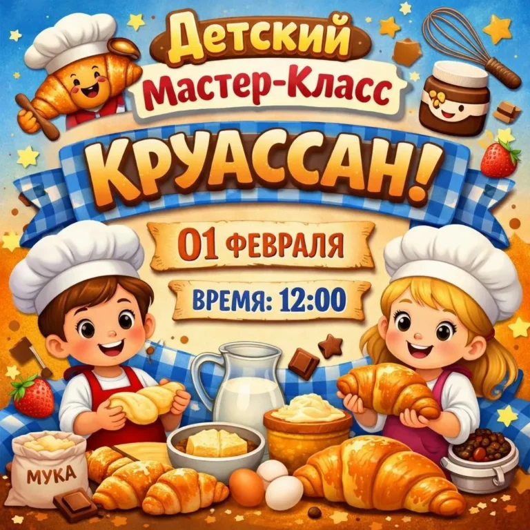 Детский мастер-класс «Круассан» - Image 01 (January 30, 2026)