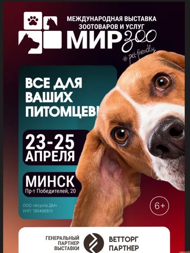 Международная выставка зоотоваров и услуг «МирЗоо» - Image 01 (March 31, 2026)