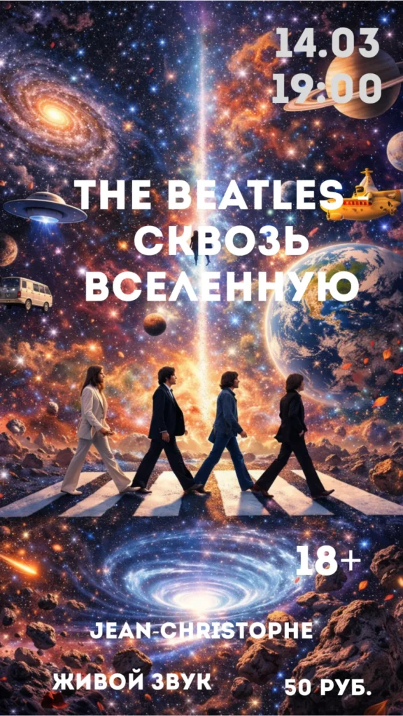 Концерт в темноте «The Beatles — сквозь Вселенную» - Image 02 (March 11, 2026)