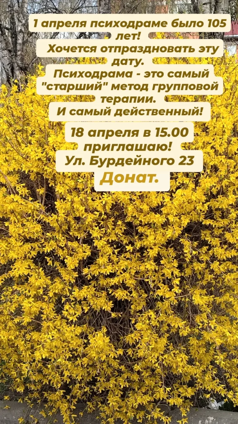 Психодраматический мастер- класс - Image 01 (April 7, 2026)