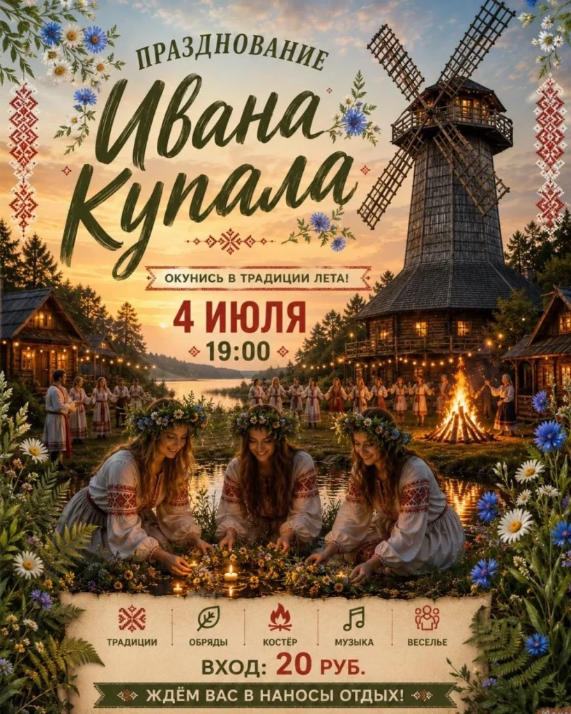 Купалье в «Наносы Отдых» - Image 01 (June 30, 2026)